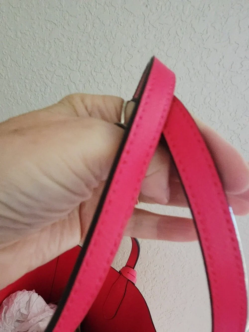 New Kate Spade Ava Reversible Pink & Dark Pink Tote Bag Purse